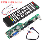 3663 New Digital Signal DVB-C DVB-T2 DVB-T Universal LCD TV Controller Driver Board UPGRADE 3463A Russian USB play LUA63A82