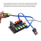 Keyestudio EASY Plug Shield For Micro bit V1.1 EASY Plug and RJ11 6P6C Interface