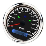 0-120 MPH Waterproof GPS Digital Speedometer Odometer Gauge 85mm 316L