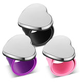 3 Pcs Metal Magnetic Sewing Needle Cushion Heart Shape Magnetic Needle Holder Hair Clip Bracelet Silicone Wrist Needle Cushion