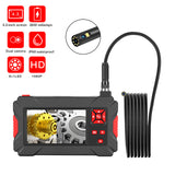 P30 Handhold Screen Endoscope Dual Lens Camera 4.3 inch Industrial Borescope 8mm 2.0mp Inspection Snake Camera 18650 Battery