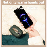 Hand Warmer 10000 MAh USB Power Bank Electric Portable Pocket Hand Warmer Digital Display Multi-Function Pocket Cloth Bag