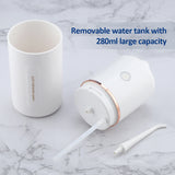 280ml Dental Irrigator USB Water Flosser Portable USB Dental Water Jet Water Tank IPX7 Waterproof Bathroom Teeth Cleaner