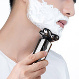 Multifunctional USB Charging Digital Display Intelligent Waterproof Five Head Shaver Double Ring Veneer Knife Net