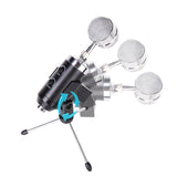 Cardioid Microphone Condenser Recording Microphones Bracket Cable For Laptop Computer Voice Recording Voice Overs Broadcasting