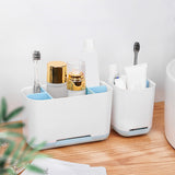 Toothbrush Holder Detachable Electric Toothbrush Toothpaste Holder Toothbrush Storage Organizer Set For Kitchen