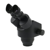 3.5X-90X Continuous Zoom Binocular Stereo Microscope Head WF10X/20MM Eyepiece Rubber Eye-guards For Phone PCB Soldering Repair