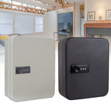 Security Lockable Metal Organizer Home Resettable Code Wall Mounted Office Indoor Outdoor Key Safe Box Password Combination Lock