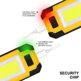 30W Portable LED Work Light USB Rechargeable Work Light 3 Modes Car Repair Flashlight with Magnetic Base Handheld Work Light