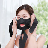 New Wireless V-Line Thin Face Cheek Mask Massager Facial Lifting Slimming Machine V-shaped Lift Up Belt Double Chin Reducer 2022