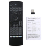MX3 Air Mouse Smart Voice Remote Control IR Learning 2.4G RF Wireless mini Keyboard Backlit For Smart Android TV Box Laptop PC