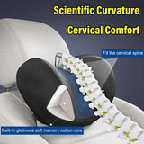 Car Cushion Seat Headrest Neck Pillow Back Pillow Lumbar Support Lower Back Pain Relief Orthopedic Pillow Car Accessories