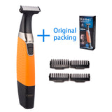 Kemei rechargeable electric shaver beard shaver electric razor body trimmer men shaving machine hair trimmer face care