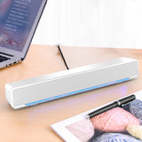 Computer Audio Desktop Subwoofer Home Multimedia Small Speaker Long Strip Speaker Colorful Atmosphere Light Multifunctional audi