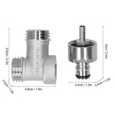 Beer Brewing Beer Brewing Adapter Converter Carbonation Conversion Connector for PET Bottle PCO 1881 Home Brew