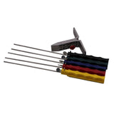 2022 Knife Sharpener Deluxe 5 Whetstones Set Sharpening System Lansky Deluxe Tool Abrasive Block Tools For Woodworking 5pcs/set