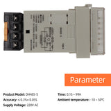 DH48S-S Programmable Timer 0.1s-990h Repeat Cycle SPDT Time Switch Relay time relay cycle control with Socket Base DH48S 40% off