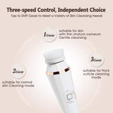 4 In 1 Facial Cleansing Brush 360° Rotating Face Cleaner Deep Pore Acne Blackhead Remover Tools Face Scrubber Skin Care Machine