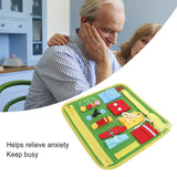 Ear Care Dementia Sensory Pad Educational Sensory Toys Alzheimer Patient Anxiety Sensory Blanket Multifunctional