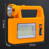 LED Emergency Spotlight Rechargeable Portable Work Lights 7 Lighting Modes 3600mAh Battery for Fishing Night Market