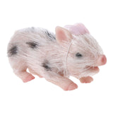 13cm Realisitc Pig Doll Full Silicone Body Miniature Reborns Piglet Cute Animals Cake Toppers Birthday Gifts For Boys And Girls