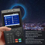 WS-6916 Digital Satellite Finder Meter HD Digital Satellite TV Finder Digital Satellite Signal Finder with Carrying Pouch&amp;Strap
