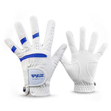 PGM Pack 1 Pair Golf Gloves Kids Left Hand Right Hand Microfiber Cloth Breathable with Ball Marker for Junior Youth Boys Girls