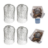 4Pcs Gutter Guard 3 Inch Expand Aluminum Filter Strainer Stops Blockage Leaves Debris