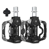 WEST BIKING MTB Bike Pedals Dual Platform SPD Clipless Bicycle Pedals Aluminum Alloy Sealeds Bearing for MTB Mountain Road Bike