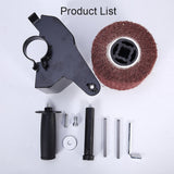 M10/M14 Stainless Handled Electric Angle Grinder Burnishing Polishing Machine Attachment Accessories Metal Steel Wood Sander