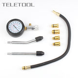 Gasoline Engine Compression Tester Auto Petrol Gas Engine Cylinder Automobile Pressure Gauge Tester Automotive Test Kit 0-300psi