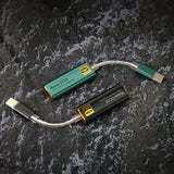 IBasso DC05 ES9219C*2 Portable Headphone AMP Decoding NDK crystal oscillator DAC Type C To 3.5mm 384K Green