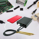 5 Gears DIY Mini Spot Welding Machine for 18650 Lithium Battery Adjustable Spot Welder with Nickel Sheet Power Bank Welding Tool