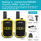 Mini Walkie Talkie Radtel RT12 Portable Two Way Radio PMR FRS Radio Comunicador Long range Kids Walkie-Talkie for Hotel Business