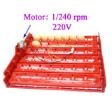 48-60 Eggs 220v/110v/12v Incubator Turn Eggs Tray Chicken Duck Goose Birds Eggs Automatic Incubator Tray
