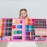168/288pcs Art Set Painting Watercolor Drawing Tools Art Marker Brush Pen Supplies Kids For Gift Box Office Stationery
