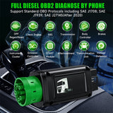 HD110 Diesel Truck Scanner OBD2 Bluetooth DPF Regen for Detroit Paccar Engine Diagnostic Scan Tool