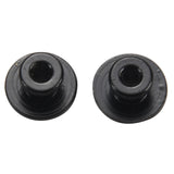 4Pcs Mushroom Head Guitar Strap Buttons Strap for Electric Acoustic Guitar Bass Parts,Black