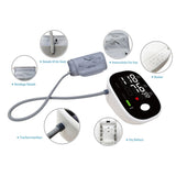 Electronic Sphygmomanometer Upper Arm Type Automatic Tonometer Measure BP Heart Rate Meter LED Display Blood Pressure Monitor