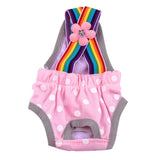 Dots Pet  Dog Diaper dog woman underwear Sanitary Physiological Dog Pants Washable Female Shorts Panties Menstruation Panties