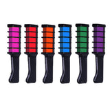 6pcs Convenient Multicolor Comb With Cover Hair Dyeing Role Play Suit Party Play Salon Cool Hair Dyeing