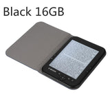Fast shipping no holiday 6inch Mp3 player eink screen digital e book reader Support SD card (Max 64GB) free ebook Case