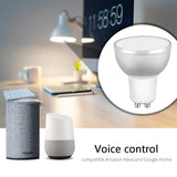 Tuya Gu10 Smart LED Light Bulb 5W RGBCW Voice Control Work With Alexa Google Home Smart Home Automation Light