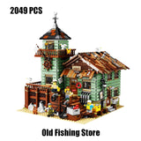 MOC 2734pcs City Streetview series The brickstive Modern Library Model Building Blocks Bricks Kids Toys Gifts Christmas gifts