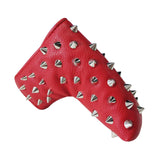 1 Pcs Golf Headcovers Rivets PU Leather For Driver Fairway  #3 #5 Hybrids Putter Black White Red