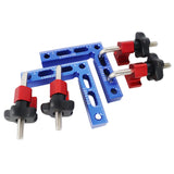 Woodworking Corner Square, Right Angle Clamp,90 Degree L-shaped Auxiliary Fixture for Picture Frame Box Drawer