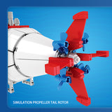 1288 City Technical Jiaolong Deep Sea Submarine Building Blocks Submersible Manned Missile Detector Bricks Toys For Children