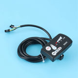 Electric Bike Display Universal 36V/48V Waterproof LED Display Control Panel with Headlight Wiring for E-Bike Scooter