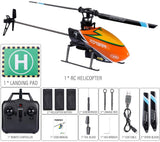 C129 RC Helicopter 4 Channel 2.4Ghz Helicopter 6 Axis Gyroscope Airless Flight Remote Control Aircraft for Adults and Children
