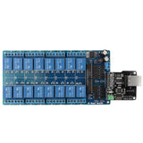 Ethernet Control Module Lan Wan Network Web Server RJ45 Port 16 Channel Relay Is Ethernet Controller Board.RJ45 Interface